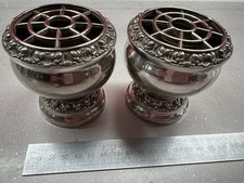 2 Silver Plated IANTHE Small