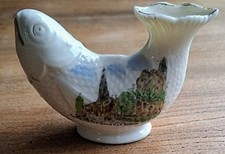 Crested Ware Fish Vase Church