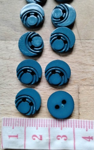 Buttons10 teal round - teal,