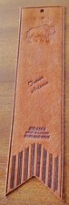 Tucson ? Arizona USA GENUINE BUFFALO HIDE ? Vintage Brama Leather Bookmark B63
