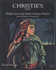 CHRISTIE’S East NY Auction Catalogue HOLLYWOOD & EARLY CINEMA POSTERS 1 Dec 1991