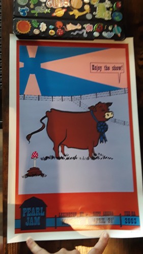 Pearl jam poster april 2003 - april, 21