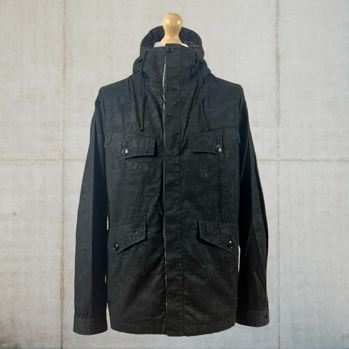 Maharishi all over camo hooded - maharishi,