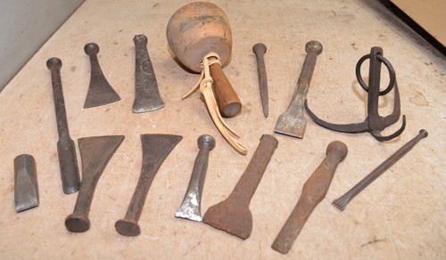 Antique ship building tools