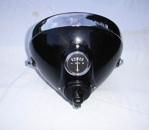 Lucas motorcycle head lamp - 8'',