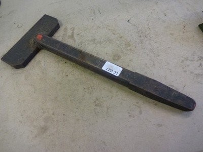 Cuting off anvil - , stake