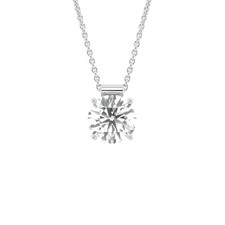 18k white gold lab grown - 18k,