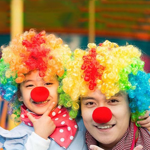 Cosplay clown nose red 30pcs - clown,