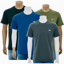 Men's  Armani Jeans tshirt  short sleeve crew neck logo Tee L, XL