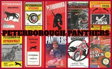PETERBOROUGH PANTHERS--SPEEDWAY--RETRO PROGRAMME COVER- PROGRAMME BOARD