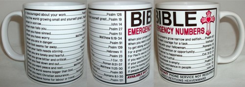 Emergency bible book reference - book,