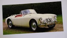 hand-made greetings card featuring MGA ROADSTER , 4x8" blank