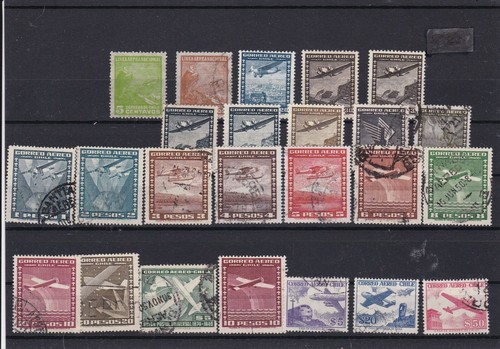 Chile air stamps - air,