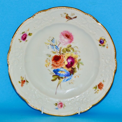 Nantgarw porcelain plate - nantgarw,