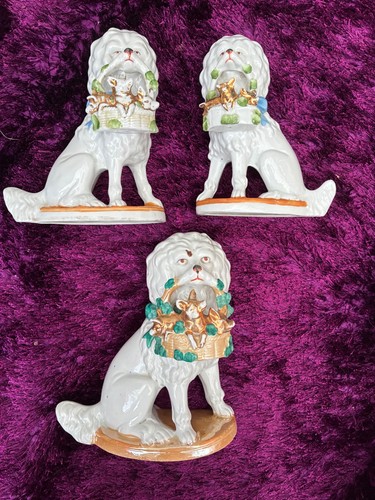 Antique dog ornaments holding - antique,