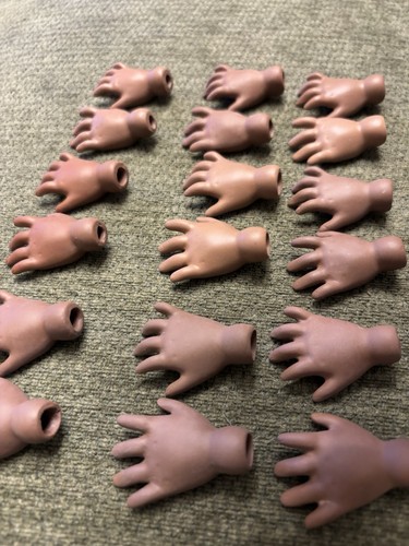 Pieces lot porcelain doll - pieces,