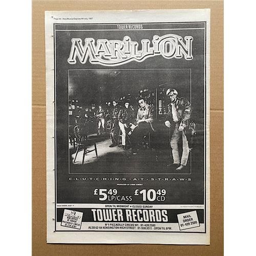 Marillion clutching straws - marillion,