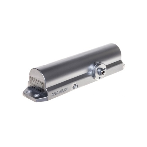Door closer with - , arm