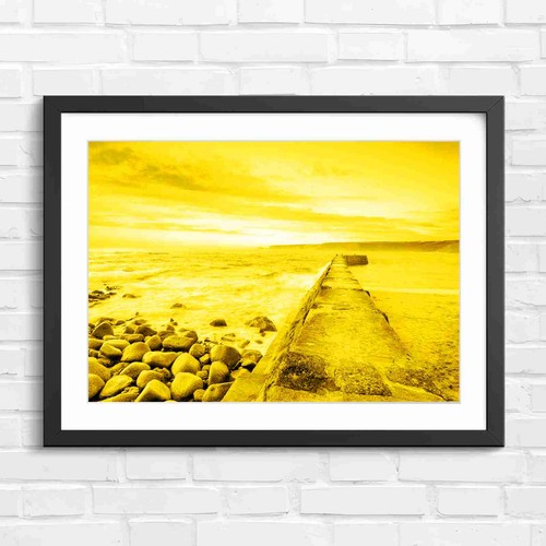 Seaside pier sunset coastline - sunset,