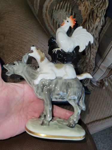 Donkey dog cat - cat, chicken