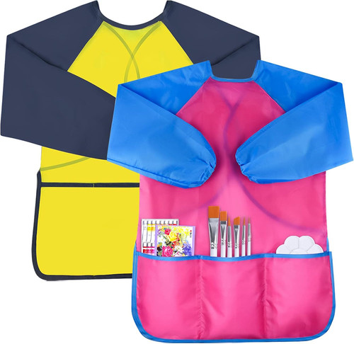 Pack kids art smock toddler - kids,