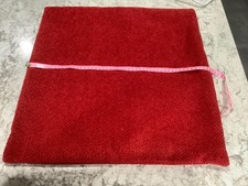 M&S Red Chenille Cushion Cover 50cm x 50cm