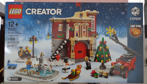 Lego 10263 winter village - village, fire