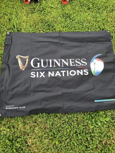 Guinness six nations flag - guinness,