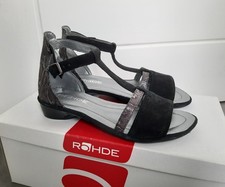 Rohde Black Sandals Pantolette