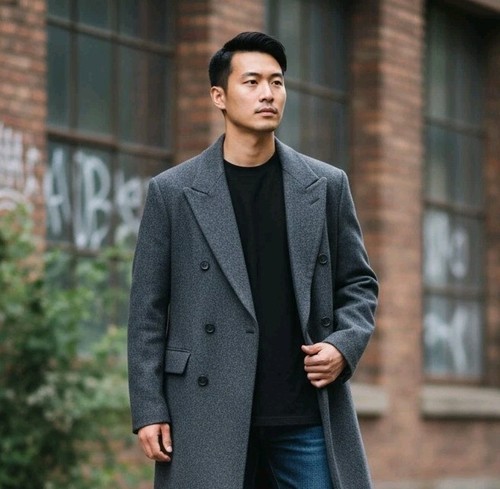 Westbury wool overcoat grey - westbury,