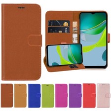 For Motorola Moto E13 E14 E15 E20 E30 Case Leather Flip Slim Wallet Book Cover