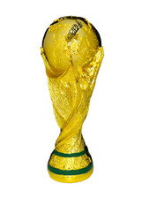 RARE THIERRY HENRY SIGNED REPLICA WORLD CUP TROPHY SEE PROOF + COA ARSENAL