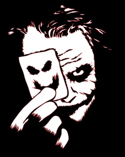 Joker face stickers decals - joker,