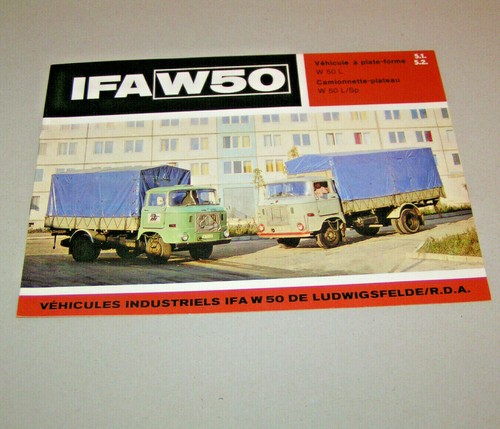 Brochure ddr truck ifa l - w, 50