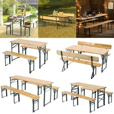 Picnic Table and Bench Set