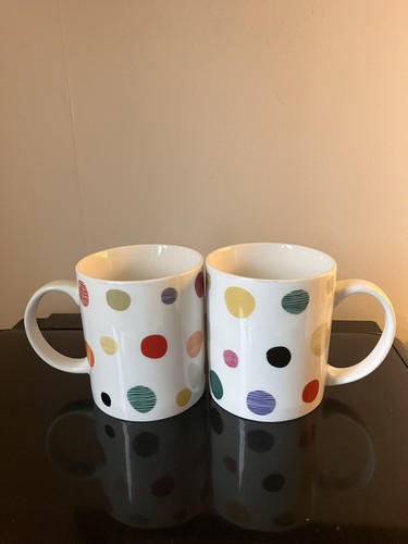 Polka dots painted effect - effect, mugs