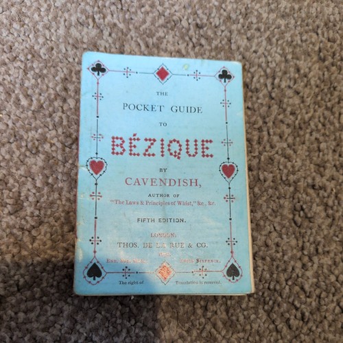 Early 1900 bezique pocket - ,