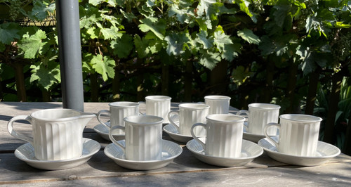 Rare portmeirion white - rare, fluted
