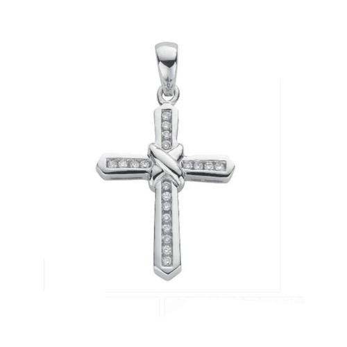 9ct white gold 25ct - white, 0.25ct