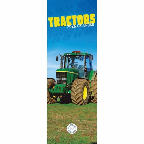 Tractors slim calendar - slim, 2026