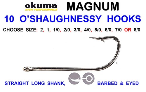 Okuma shaughnessy hooks - okuma, o'shaughnessy