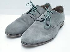 Topman Mens Grey Suede Shoes