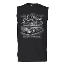 Grand Slammed Classic Pickup Muscle Shirt Hot Rod Custom Vintage Truck Men's
