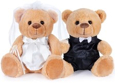 Wedding teddy bears plush - wedding,