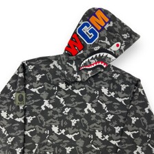 Bape Digi Camo Shark Pullover Hoodie
