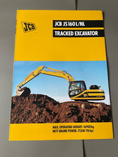 JCB JS160L/NL Tracked Excavator Brochure
