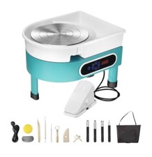 Pottery Wheel 350W Electric Pottery Machine DIY Clay Tool Kit with Detachable Ba