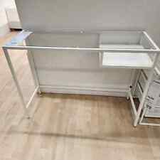 IKEA VITTSJO Laptop table, white/glass 39 3/8x14 1/8" Brand NEW, FAST Ship