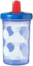 Tommee Tippee Free Flow Super Sipper SIppy Drinks Water Cup/Beaker 300ml BLUE