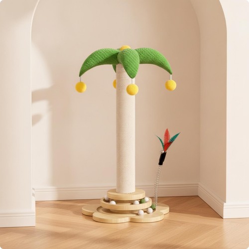 Palm tree cat - tree,